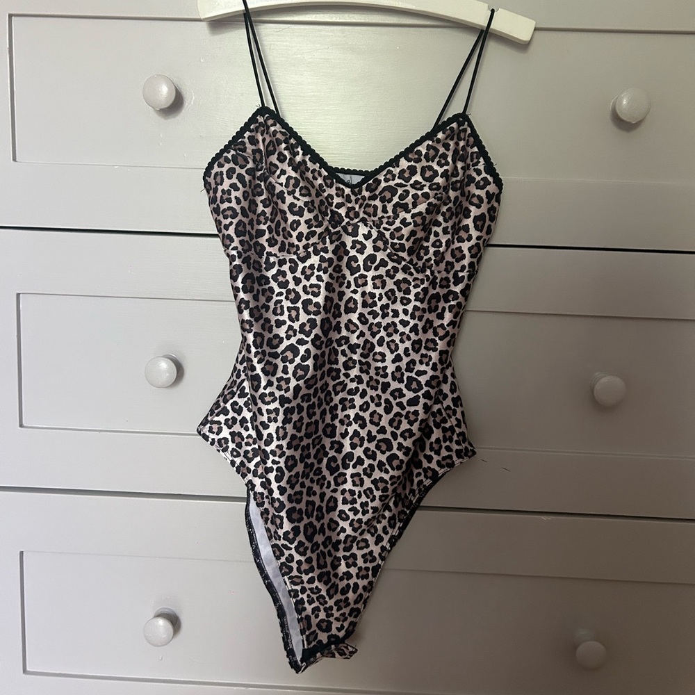 Cheetah print bodysuit
